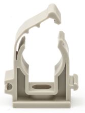 BRACKET FOR PLASTIC PIPE WITH A CLIP