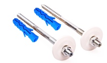 SET OF SCREW-BOLTS FOR WASH-BASIN